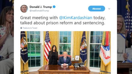 Donald Trump reçoit Kim Kardashian pour parler... de la réforme carcérale