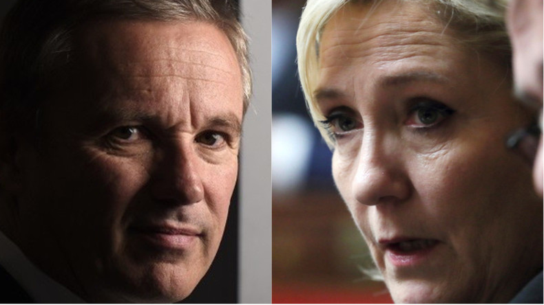 Européennes : Dupont-Aignan dit «non à la cuisine politicienne» de Marine Le Pen