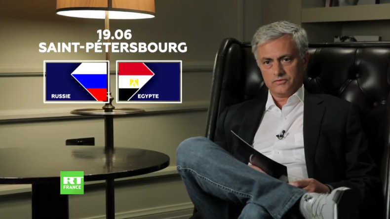 Découvrez l'analyse de José Mourinho pour le match Russie-Egypte (VIDEO)