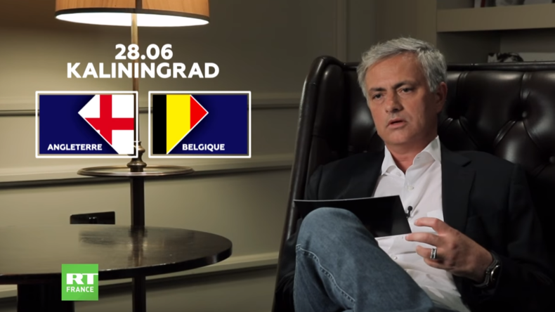Découvrez les prévisions de José Mourinho pour le match Angleterre-Belgique (VIDEO)