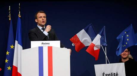 Emmanuel Macron en meeting le 17 mars 2017