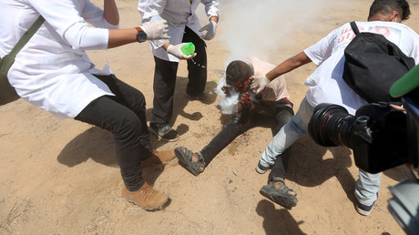 Gaza : quatre Palestiniens tués, 500 blessés et des images choquantes d'une journée meurtrière