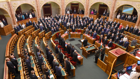 Le Parlement à Budapest en mai 2018. 
