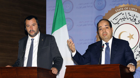 Matteo Salvini en Libye toujours aussi déterminé à enrayer l’immigration illégale