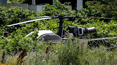 L'hélicoptère utilisé par le commando qui a organisé l'évasion de Redoine Faïd
