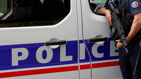 Un policier en mission pendant une manifestation à Paris, juin 2018, illustration