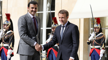 Emmanuel Macron s’entretient avec l’émir du Qatar à Paris 