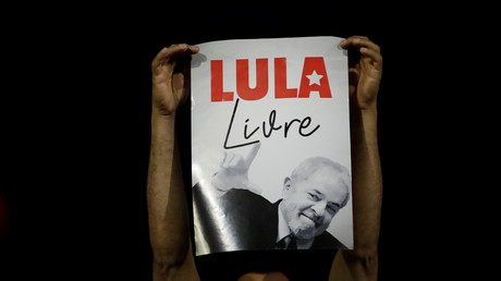 Un supporter de Lula, illustration.