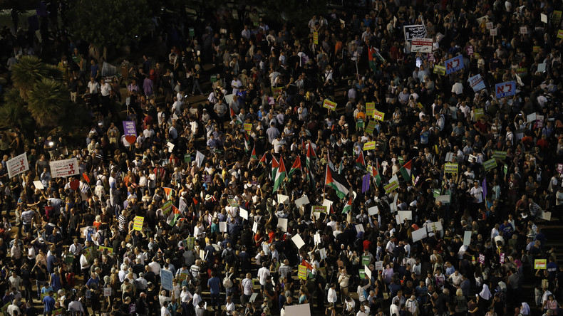 Israël : des dizaines de milliers de personnes manifestent contre la loi sur l'«Etat-nation juif»