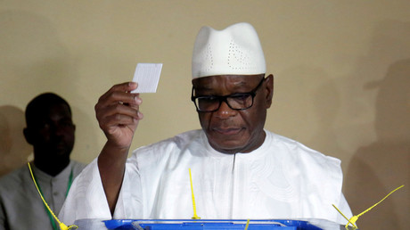 Ibrahim Boubacar Keïta aux urnes le 12 août à Bamako  (illustration).