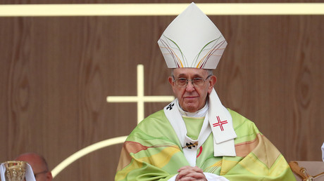 Le pape François dirige la messe de clôture de la réunion mondiale des familles à Phoenix Park, Dublin, Irlande, le 26 août 2018 (image d'illustration).