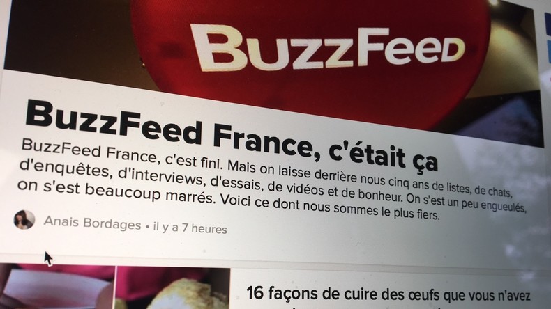 Clap de fin pour Buzzfeed France