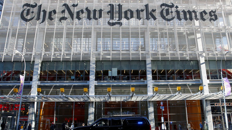 Le siège du New York Times, à New York le 22 novembre 2016 (image d'illustration).
