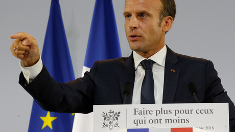 Emmanuel Macron le 13 septembre 2018 à Paris (image d'illustration).