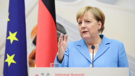 Angela Merkel au sommet informel des leaders européens à Salzbourg le 20 septembre 2018.