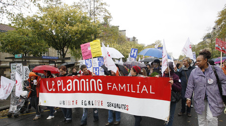 Manifestation en faveur du Planning familial (illustration).