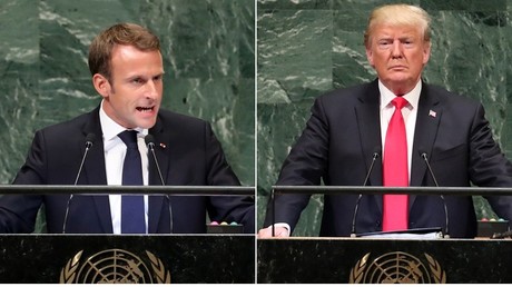 ONU : en réponse à Trump, Macron dénonce la «loi du plus fort» et prône le multilatéralisme