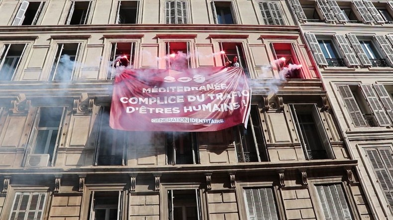 Marseille : action coup de poing de Génération identitaire au siège de SOS Méditerranée