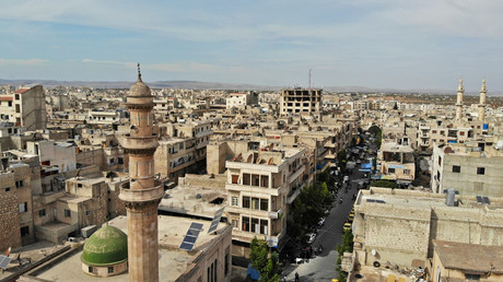 Vue générale sur la ville syrienne d'Idleb, le 30 septembre 2018 (image d'illustration). 