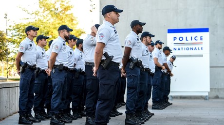 Des policiers attendent leur ministre en visite, à Lille, septembre 2018, (image d'illustration).