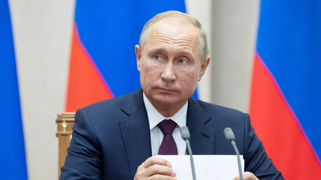 Le président russe, Vladimir Poutine, à Sotchi le 17 octobre 2018 (image d’illustration).