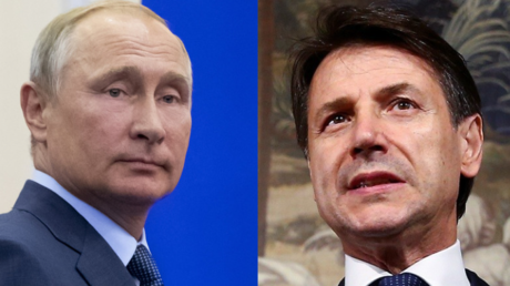 Critique des sanctions antirusses, l'italien Giuseppe Conte rencontre Vladimir Poutine