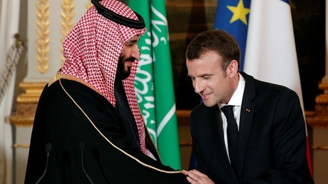 Le prince héritier saoudien Mohammed ben Salmane et le président français Emmanuel Macron (image d'illustration).
