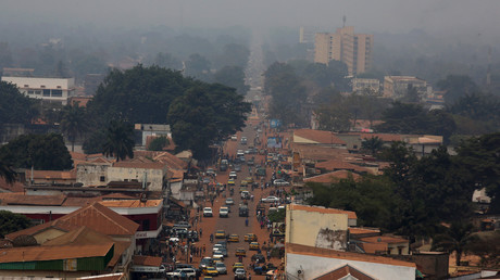 Un quartier de Bangui capitale de la République centrafricaine. Photo prise le 16 février 2016 (image d’illustration).
