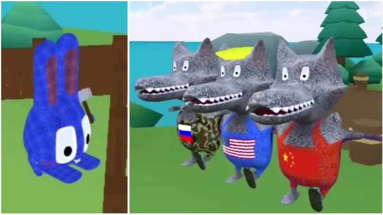 Européennes 2019 : des «Eurolapins» font campagne face aux loups Vladimir, Ping et Donald (VIDEO)