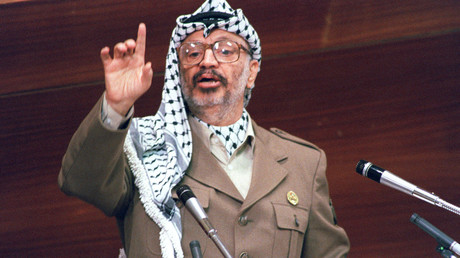 Yasser Arafat, dirigeant de l'Organisation de libération de la Palestine 