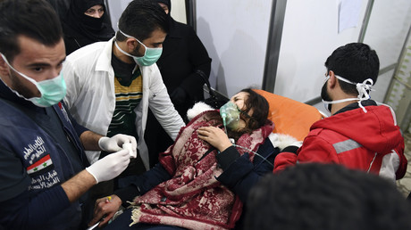 Une femme syrienne soignée dans un hôpital à Alep, le 24 novembre 2018.