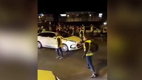 La vidéo choquante d'un chauffeur qui heurte plusieurs Gilets jaunes à Montpellier