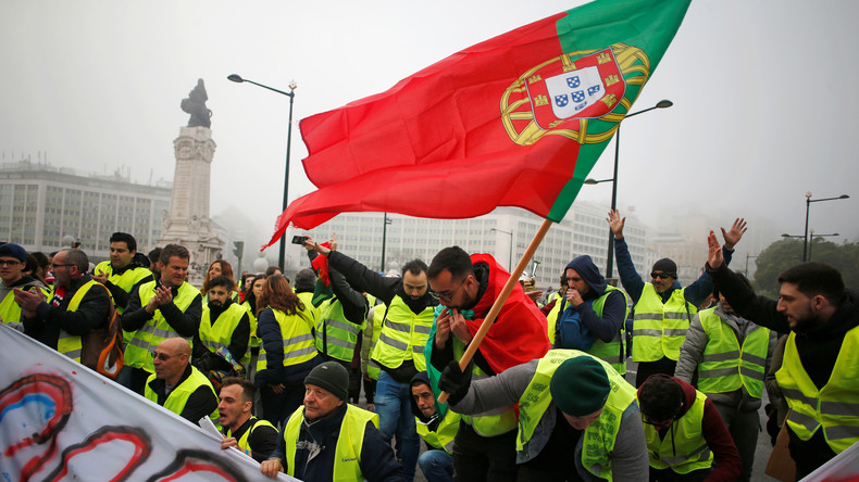 Le mouvement des Gilets jaunes s'exporte aussi au Portugal