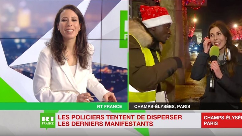 «Nadège, rétablis-toi bien !» : une journaliste de RT France idole des Gilets jaunes ? (VIDEO)