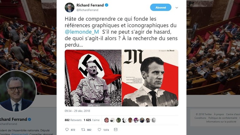 Posture d'Hitler et évocations nazies : Le Monde s'excuse pour une couverture sur Macron