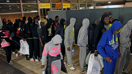 Des migrants ivoiriens retournent de Libye à Abidjan (image d'illustration).