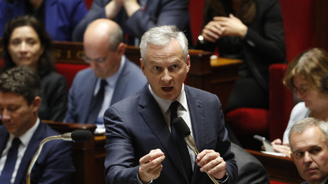 Bruno Le Maire, ministre de l'Economie lors d'une séance .de questions aux gouvernement à l'Assemblée nationale à Paris, le 10 octobre 2018. 