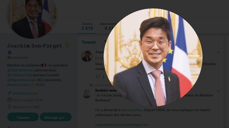 Compte Twitter du député de La République en marche (LREM) Joachim Son-Forget. 
