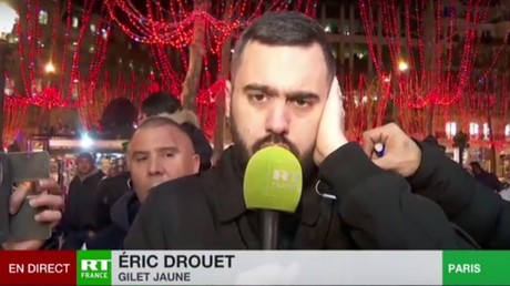 Eric Drouet en duplex le 26 décembre sur RT France