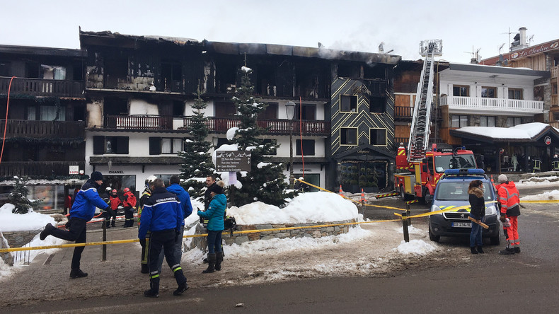 Courchevel : un incendie spectaculaire fait au moins deux morts