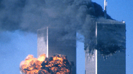 L'attaque des tours jumelles à New York, le 11 septembre 2001.