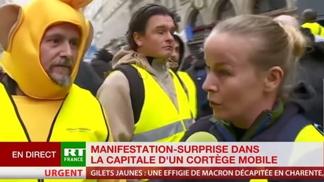 Gilets jaunes : Marlène Schiappa veut signaler RT France auprès du CSA