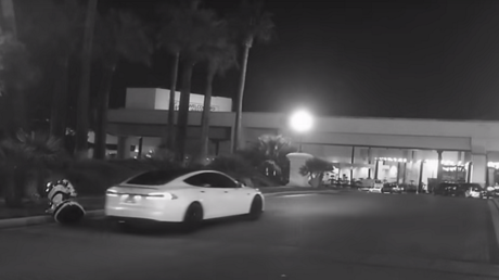 Las Vegas : un robot humanoïde de fabrication russe emporté par le souffle d'une Tesla (VIDEO)