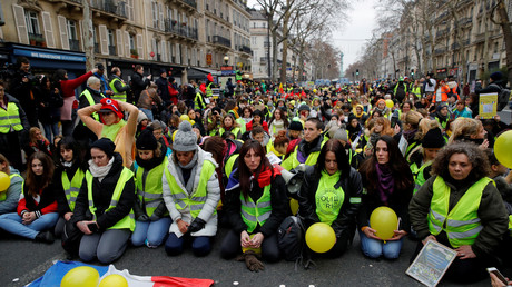 Des Gilets jaunes à Paris, le 6 janvier 2019 (image d'illustration).