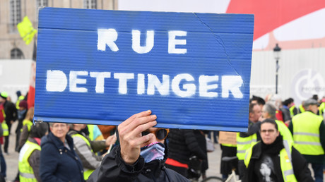 Gilets jaunes : une éphémère «rue Dettinger» voit le jour à Bordeaux