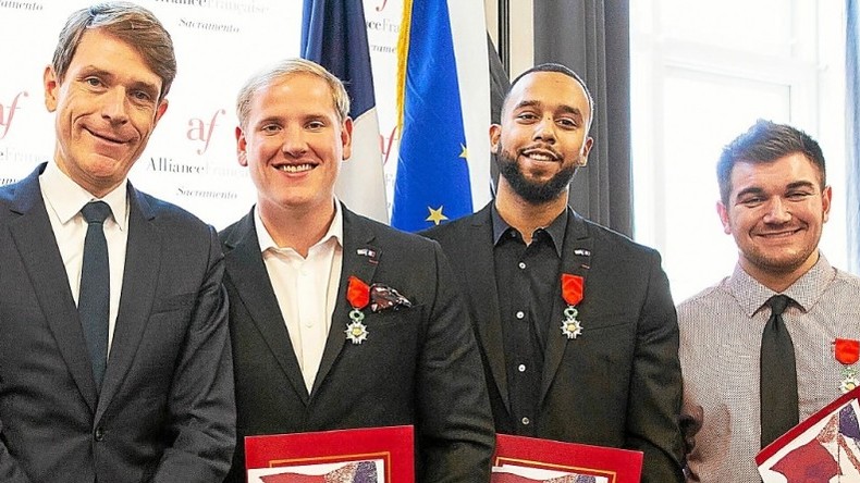 Les trois Américains ayant désarmé un djihadiste dans le Thalys ont reçu la nationalité française