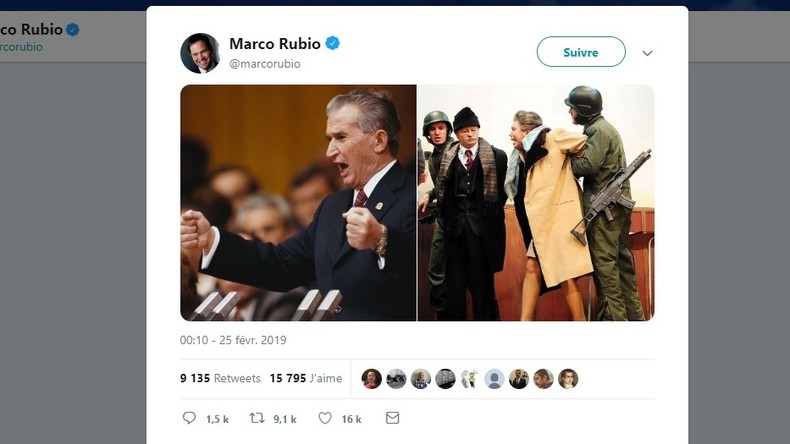 Maduro connaîtra-t-il le sort de Ceausescu ? Le tweet d'un sénateur américain fait bondir Moscou