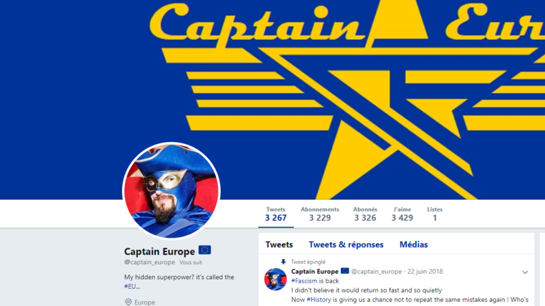 «Captain Europe», le super-héros fédéraliste qui veut vous faire voter aux européennes