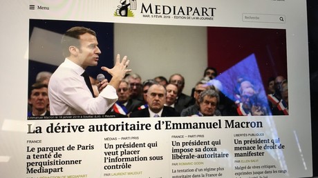 Capture d'écran du site Mediapart.fr, DR.

