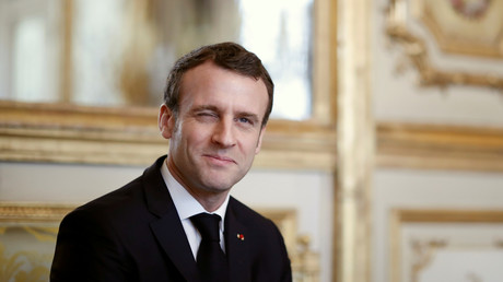 Emmanuel Macron à l'Elysée, le 5 février 2019.